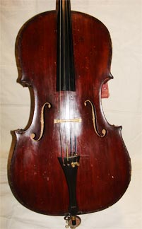Caarved Cello - top
